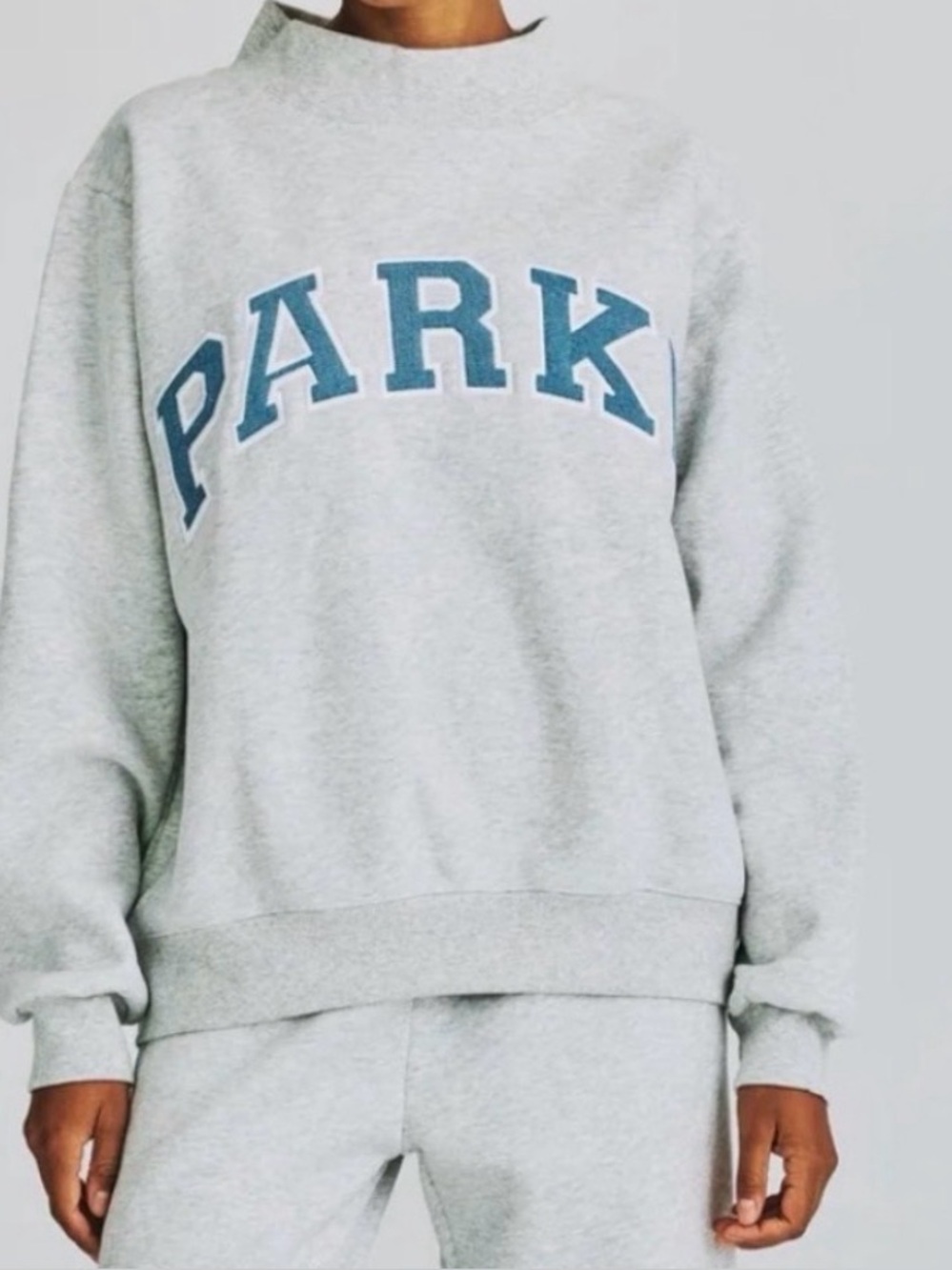 PARKE OG Varsity Mockneck (Classic Gray/Denim)
